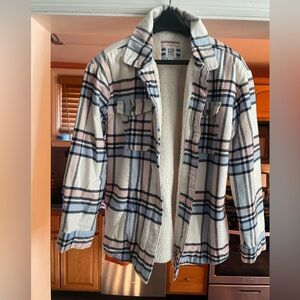 Girls size 10 fleece lined Shacket